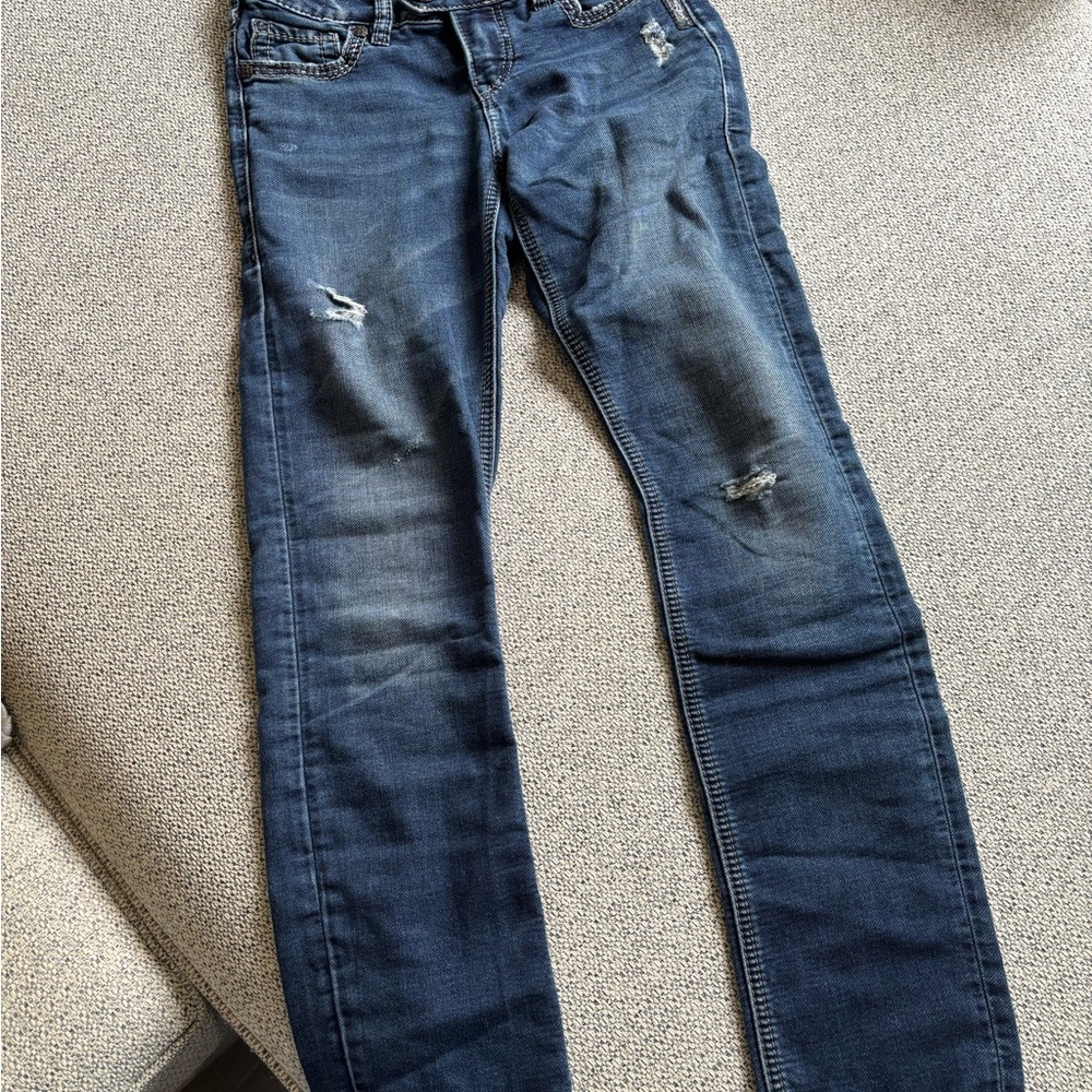 Silver Jeans Dark Blue Skinny Denim